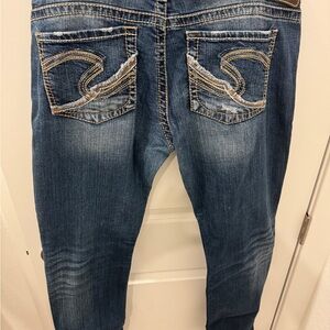Silver Jeans Classic Blue Straight Leg Denim